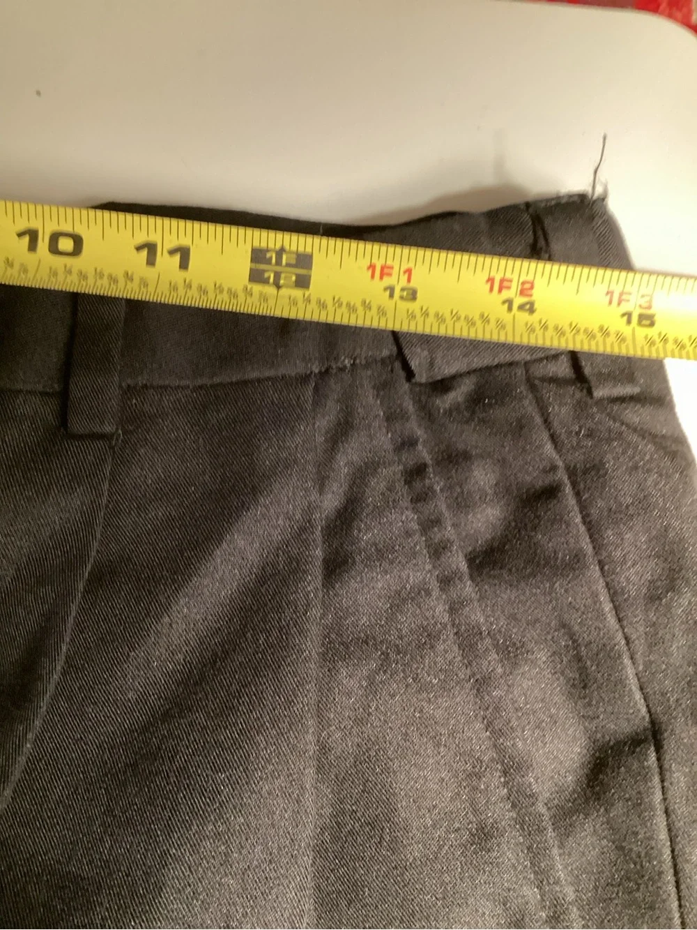 Haggar Men's Black Dress Pants - Pleated Front